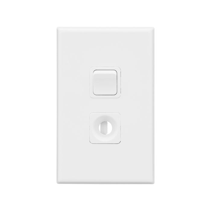 Deta Switched Fixed Cable Outlet - Single Pack