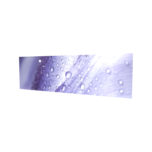 Bellessi 725mm x 3050mm x 6mm Motiv Polymer Splashback - Purple Drops