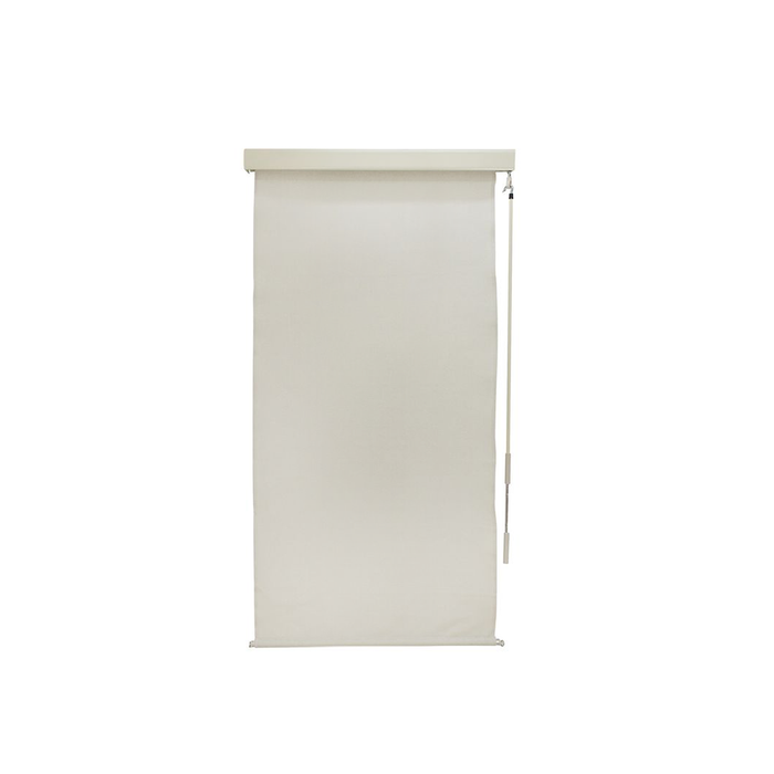 Coolaroo 1.2 x 2.4m Shell Crank Operated Outdoor Blind With Premium Pelmet