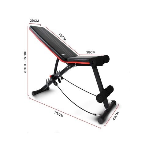 PROFLEX Weight Bench Adjustable Foldable Workout Gym Bunnings Australia