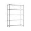 Artiss 5-tier Kitchen Rack Shelf Shelving 120x45x179cm Adjustable Metal Storage Shelves Silver