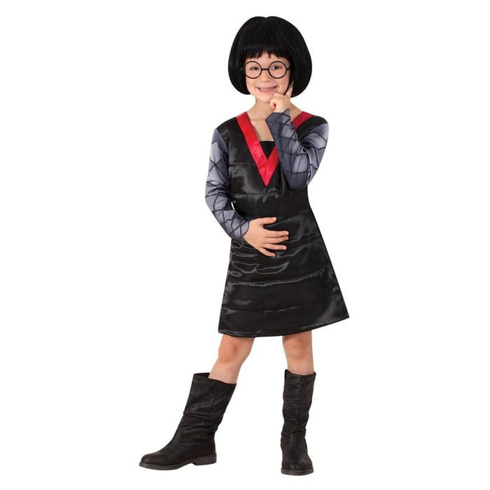 Disney Pixar Edna Mode Deluxe Dress Up Costume Kids/Children/Girls Size 4-6