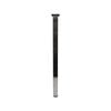 Adoored 40 x 40 x 710mm Brushed Nickel Adjustable Metal Furniture Leg