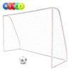 Portable Soccer Goal with Strong Pvc Frame and Durable Net for Backyard Park