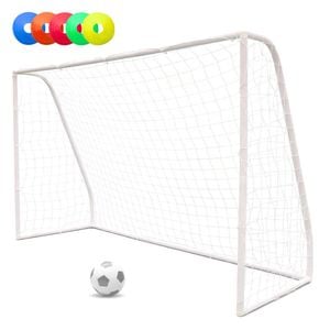 Portable Soccer Goal with Strong Pvc Frame and Durable Net for Backyard Park