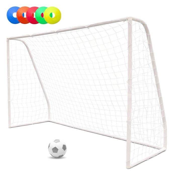 Portable Soccer Goal with Strong Pvc Frame and Durable Net for Backyard Park