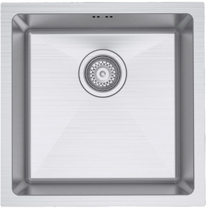 SINX 400x 400mm Cube 40 Single Sink Bowl