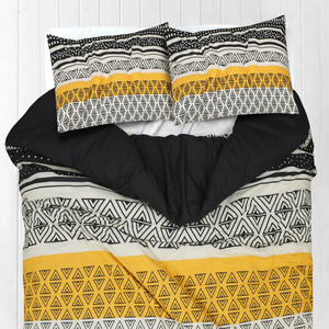 Amson Pure Cotton Queen Quilt Cover Set With Extra Standard Pillowcases - Jasper