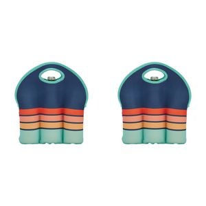 2PK Annabel Trends Neoprene 6-Bottle Carrier Bag 30cm - Navy Sunrise