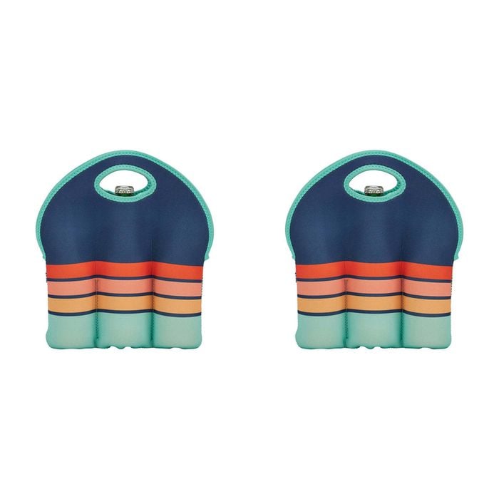 2PK Annabel Trends Neoprene 6-Bottle Carrier Bag 30cm - Navy Sunrise