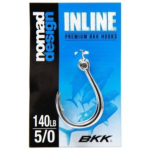Nomad Design BKK Inline Eye Single Fishing Hook 5/0