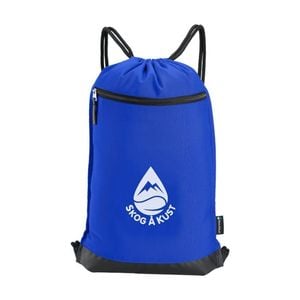 Skog A Kust Blue Gymsak 2-in-1 Drawstring Bag With Removable Ipx6 Waterproof Dry
