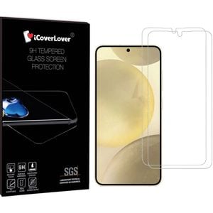 Icoverlover 2-pack For Samsung Galaxy S25 Glass Screen Protectors Clear