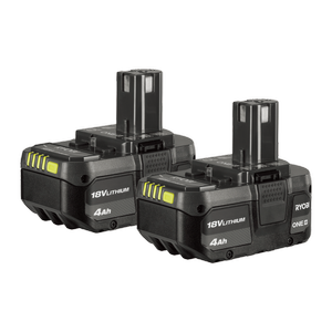 Ryobi 18V ONE+ 4.0Ah Battery - Twin Pack