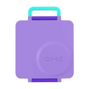 Omie Omiebox Hot&Cold Stainless Steel Bento Box 21.59x19.05x7.62cm Purple Plum