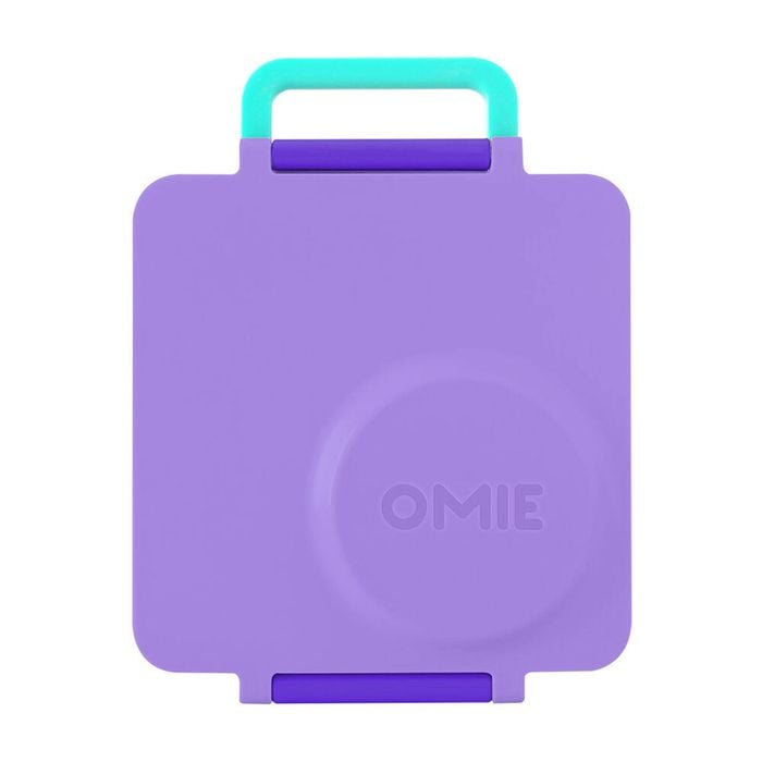 Omie Omiebox Hot&Cold Stainless Steel Bento Box 21.59x19.05x7.62cm Purple Plum
