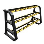 3-Tier Dumbell Rack for 12 pairs Pro Grade Round Head Dumbell