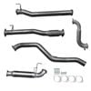 Ignite Exhausts Turbo Back For Isuzu D-max 3l 3" No Cat With Hotdog Raw Aluminised Steel