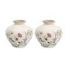 2pk Lvd Bud Botanical Ceramic Jug/vase Home/garden Decor 12.5x12.5x12.5cm