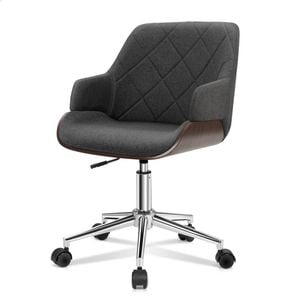 ALFORDSON Wooden Office Chair Grey