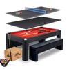 Topone Majestic 3-in-1 Pool Table 7ft | Dining & Table Tennis Combo With Benches
