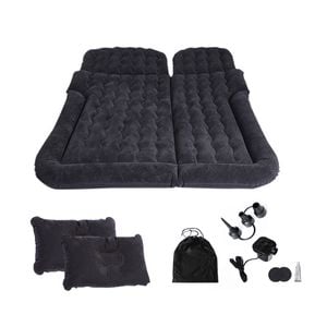 SOGA Black Inflatable Car Boot Mattress