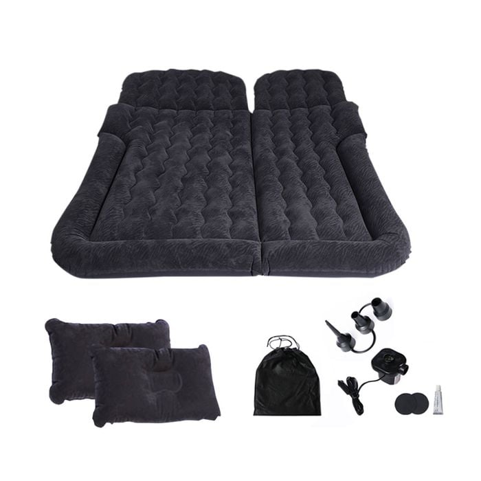 SOGA Black Inflatable Car Boot Mattress