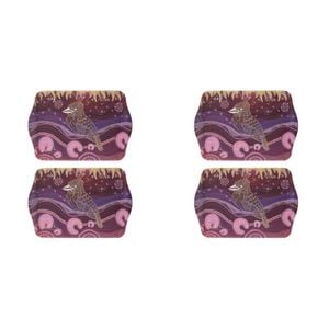 2x 2pc Ashdene Spirit Land Kookaburra Scatter Tray Organiser 21x14.2cm