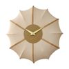 Nextime Ultimo Wall Clock Fabric Oriental Lantern Silent Champagne 50cm