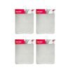 4PK Culinary Kitchen Slip-Resistant Heat Protection Dish Mat 30x40.5cm White