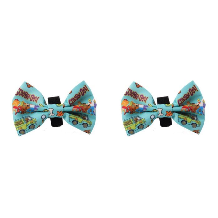 2x The Stubby Club Scooby-Doo Dress Up Dog Accessory Bowtie/Ribbon Neck/Collar