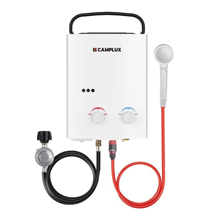Camplux 5L Portable Gas Water Heater - White