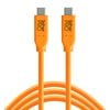 Tetherpro USB-C to USB-C 90cm - Hi-Vis Orange
