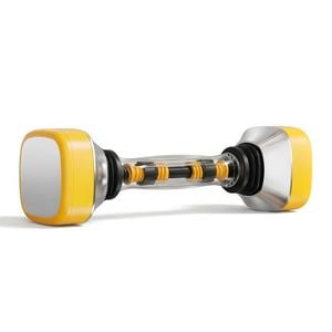 Fitnesslab 10-30kg Shake Weight Adjustable Dumbbell, Swing Vibrating Dumbbells
