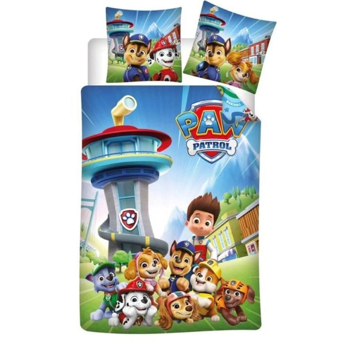 Paw Patrol Teamwork Kids PolyCotton Quilt Cover Set - Single Bed Size