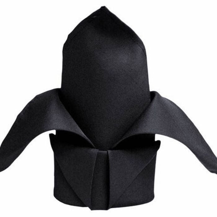 Just Party Linen Black Fabric Napkin - Pack of 5
