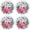 4PK LVD Trivet Red Robin Decorative Tableware/Serveware Home Kitchen