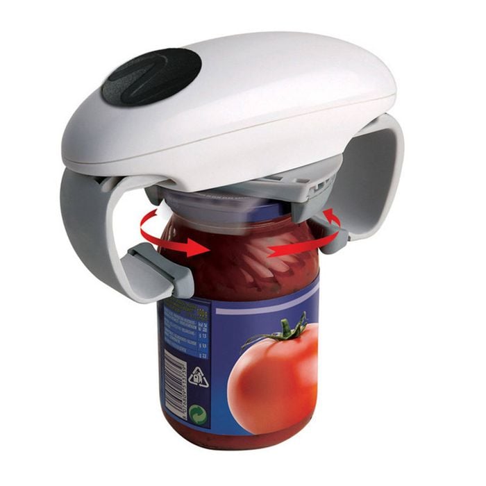Catzon Electric Jar Opener Fits Almost Size Lids With Auto-off For Weak Hands-black