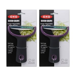 2x OXO Good Grips Y shape Large Vegetable Prep Japanese Stainless Steel Peeler