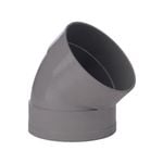 Marley 90mm x 45° Stormline F+F Plain Bend