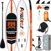 335cm Inflatable Stand Up Paddle Board Set, Paddle And Backpack