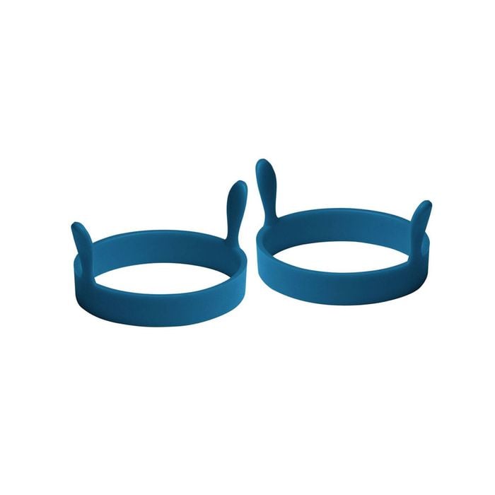 2pc Cuisena 9cm Silicone Egg Rings Set Round - Blue