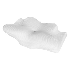 DreamZ Ergonomic Pillow 5-Zone Dual Height Support for Side Sleepers White