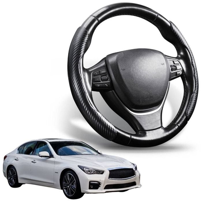 Segmented Steering Wheel Cover for Infiniti Q50 2014 - 2019