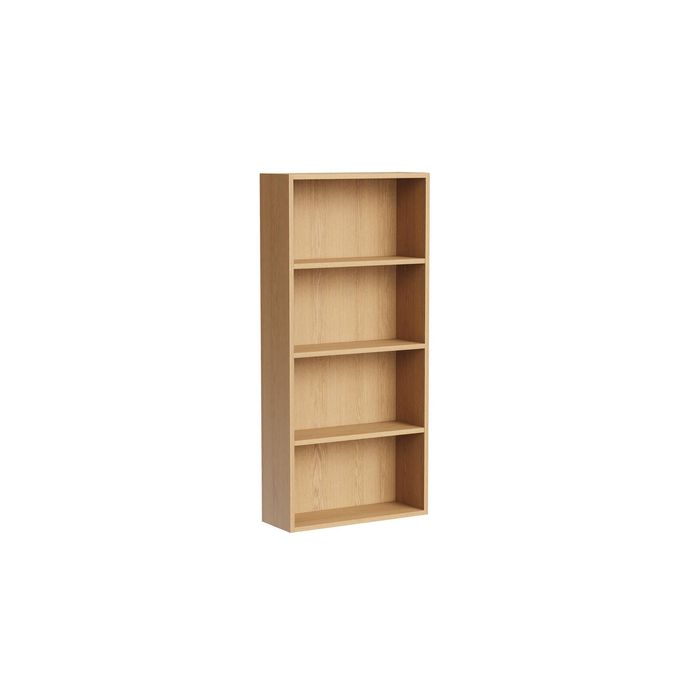 Kaboodle 500-599mm Oak Latte Customisable Shallow Med Pantry Open Shelf