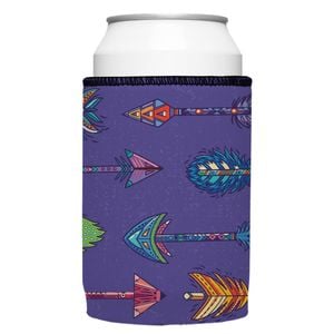 Stubbyz Purple Boho Arrows Stubby Cooler