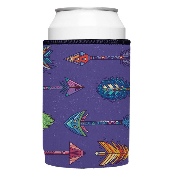 Stubbyz Purple Boho Arrows Stubby Cooler
