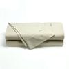 Bianca 300TC Heston Cotton Percale Sheet Set Stone King Single