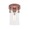 Mercator Copper Glass Donna Batten Fix Shade