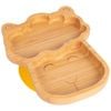 Tiny Dining Bamboo Llama Baby Feeding Plate with Suction Cup